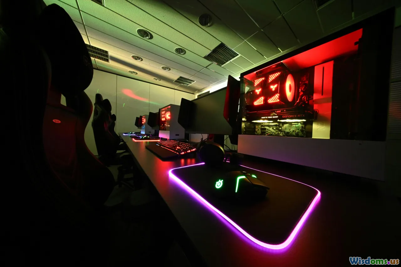 rpg selection, gaming setup, players, controllers