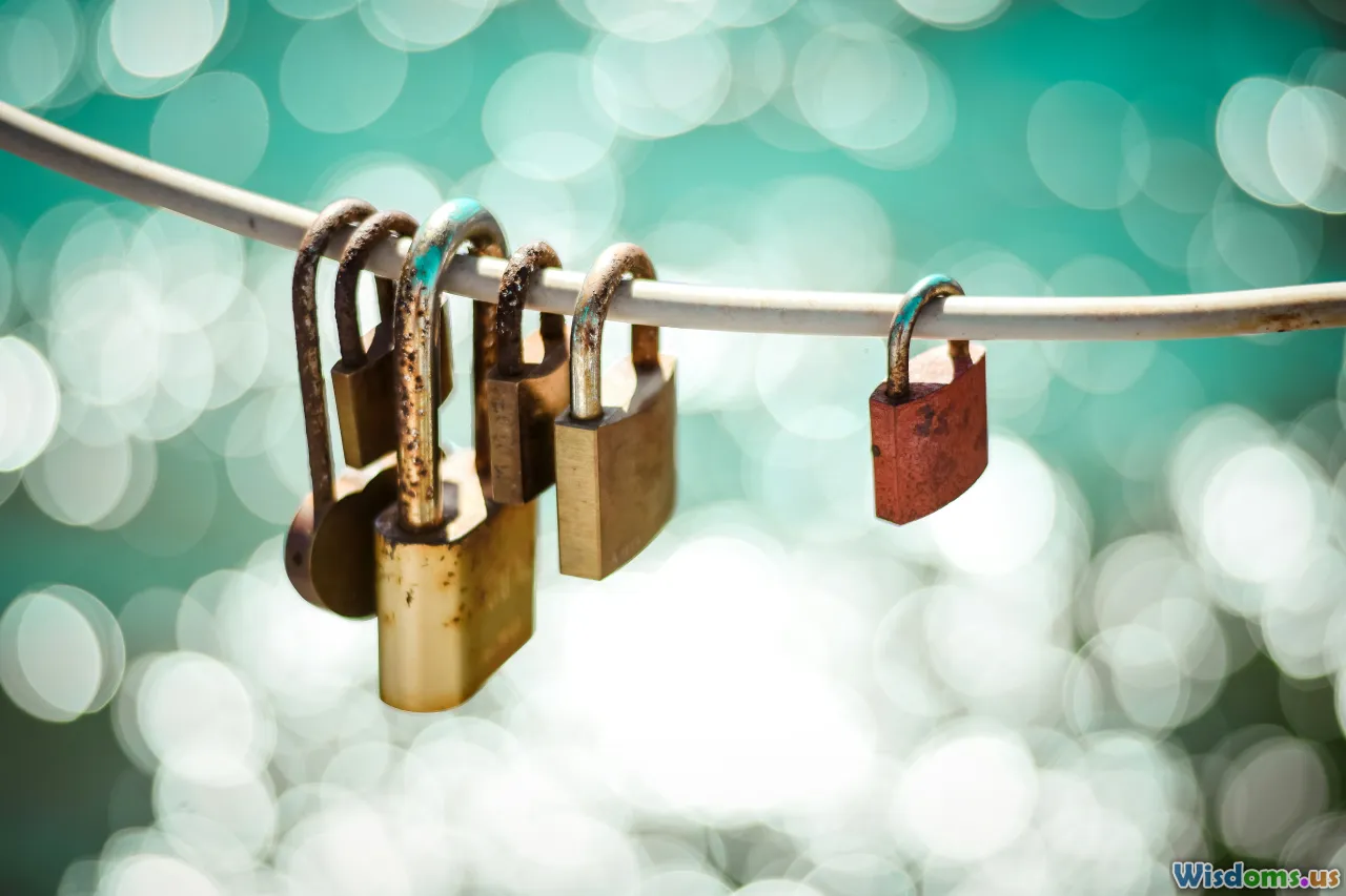 secure network, password manager, multifactor authentication, data protection