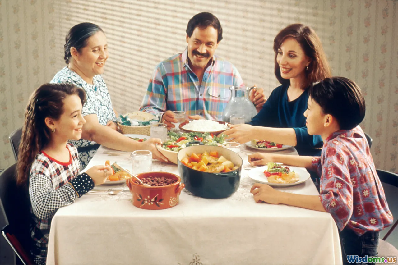 setting the table, mindful dining, family interaction