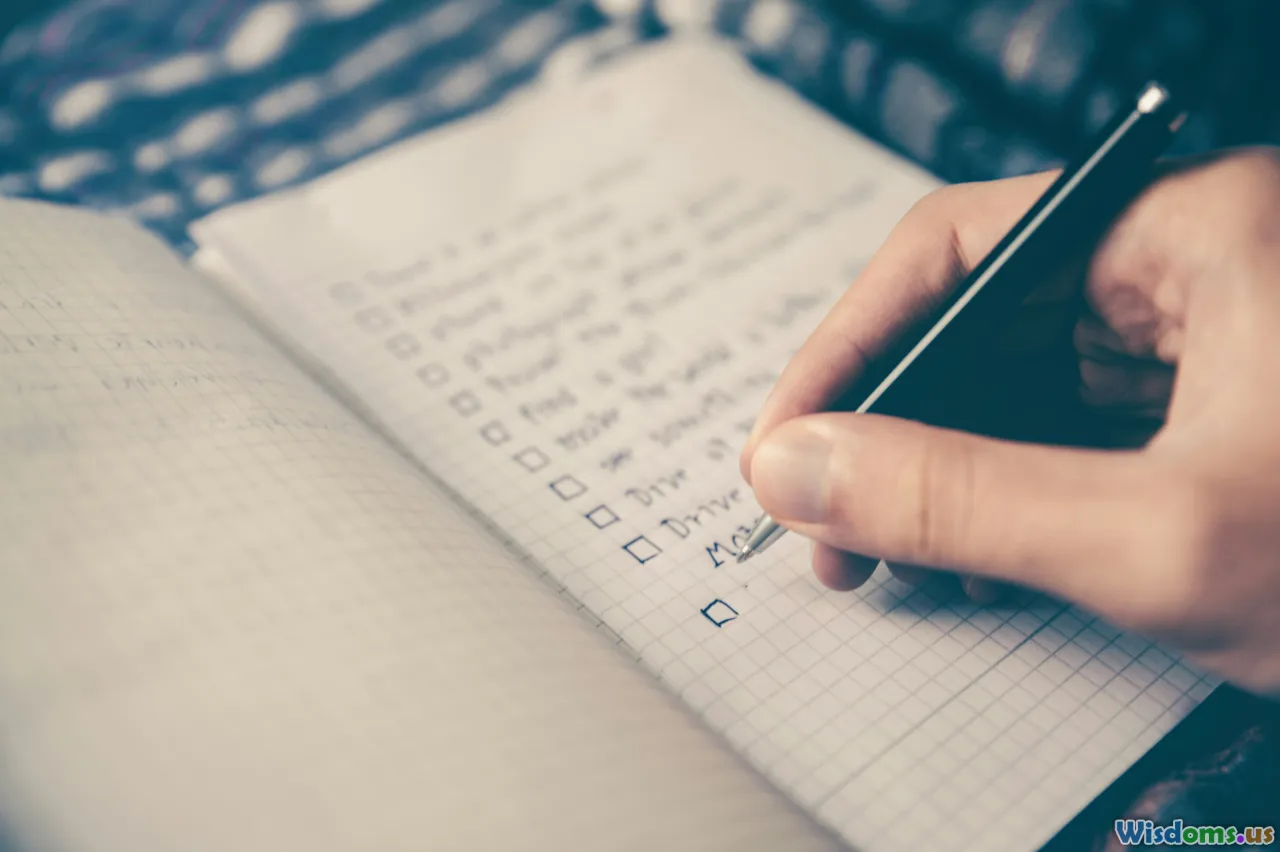 shopping, checklist, smartphone