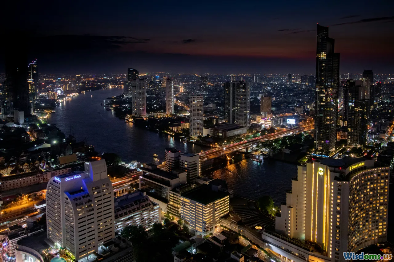 Singapore skyline, Bangkok business, Ho Chi Minh City, legal books