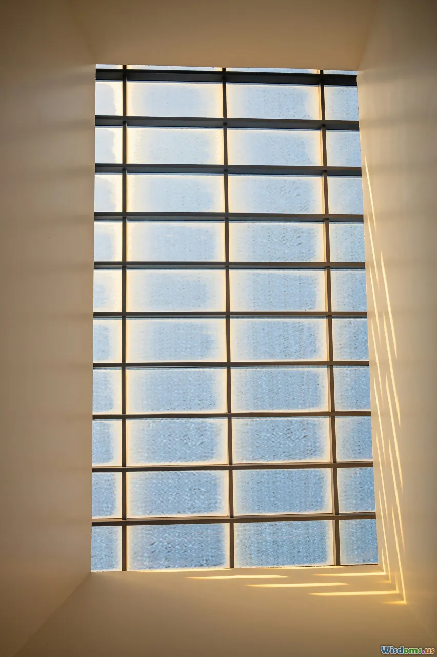 skylight, daylight, natural light, transparent windows