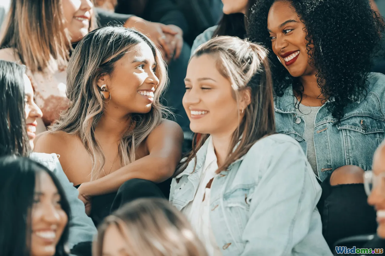 smiling faces, teamwork, social connection