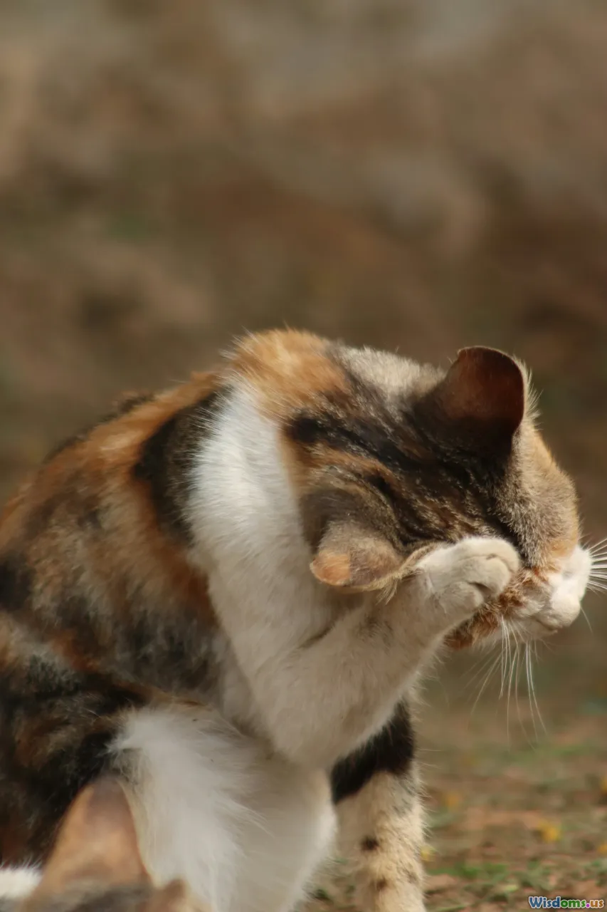 sneezing pet, watery eyes, cat coughing, nasal discharge