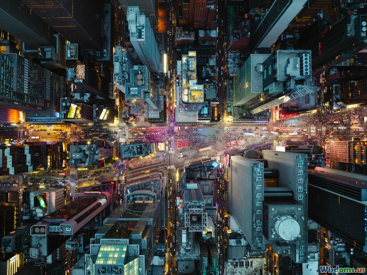 society, future, cityscape, technology integration