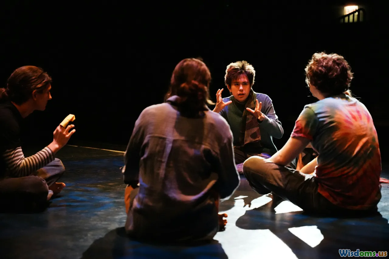 stage rehearsal, character development, emotion on stage