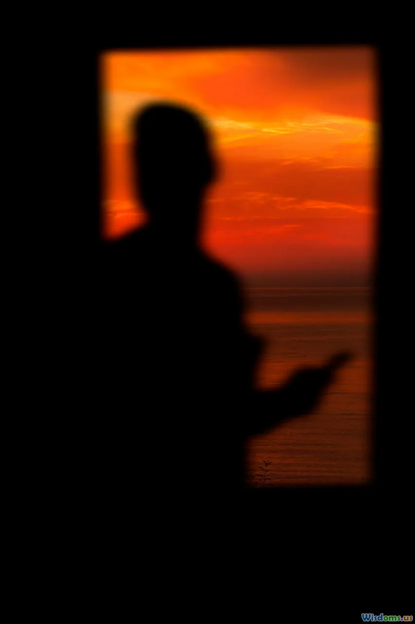 sunrise, reflection, outdoor, human silhouette
