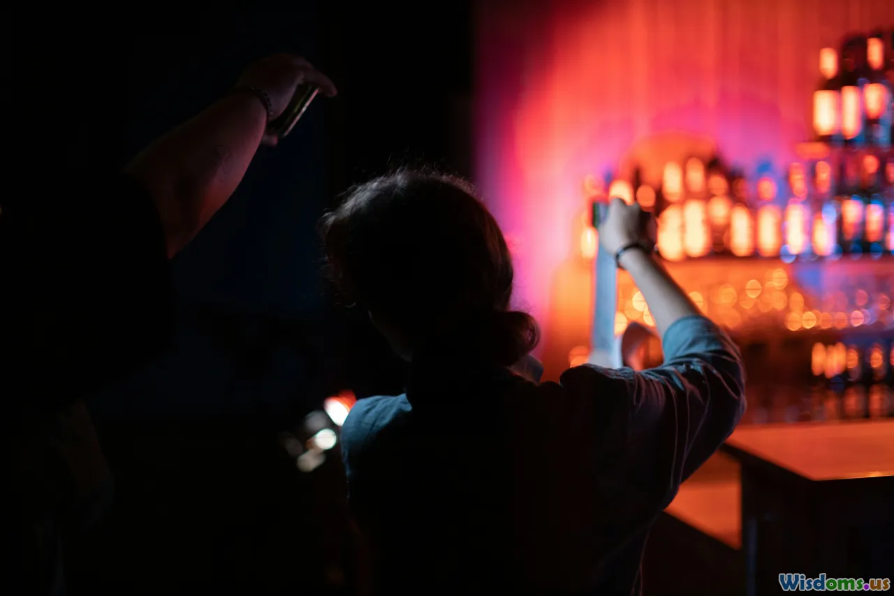 sunset performance, actors taking bow, clapping audience, nighttime stage lights