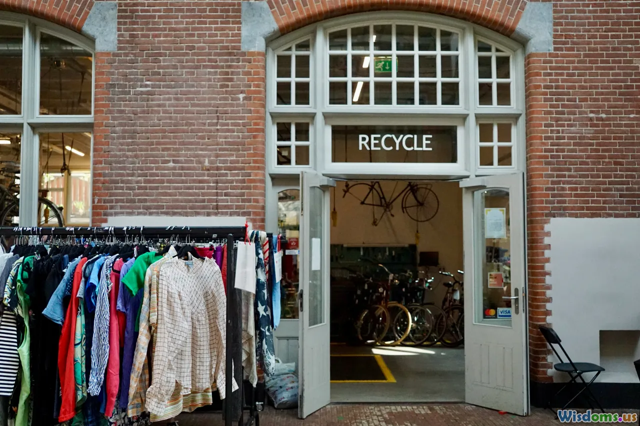 sustainable fashion, thrift store, eco-friendly, recycled clothing
