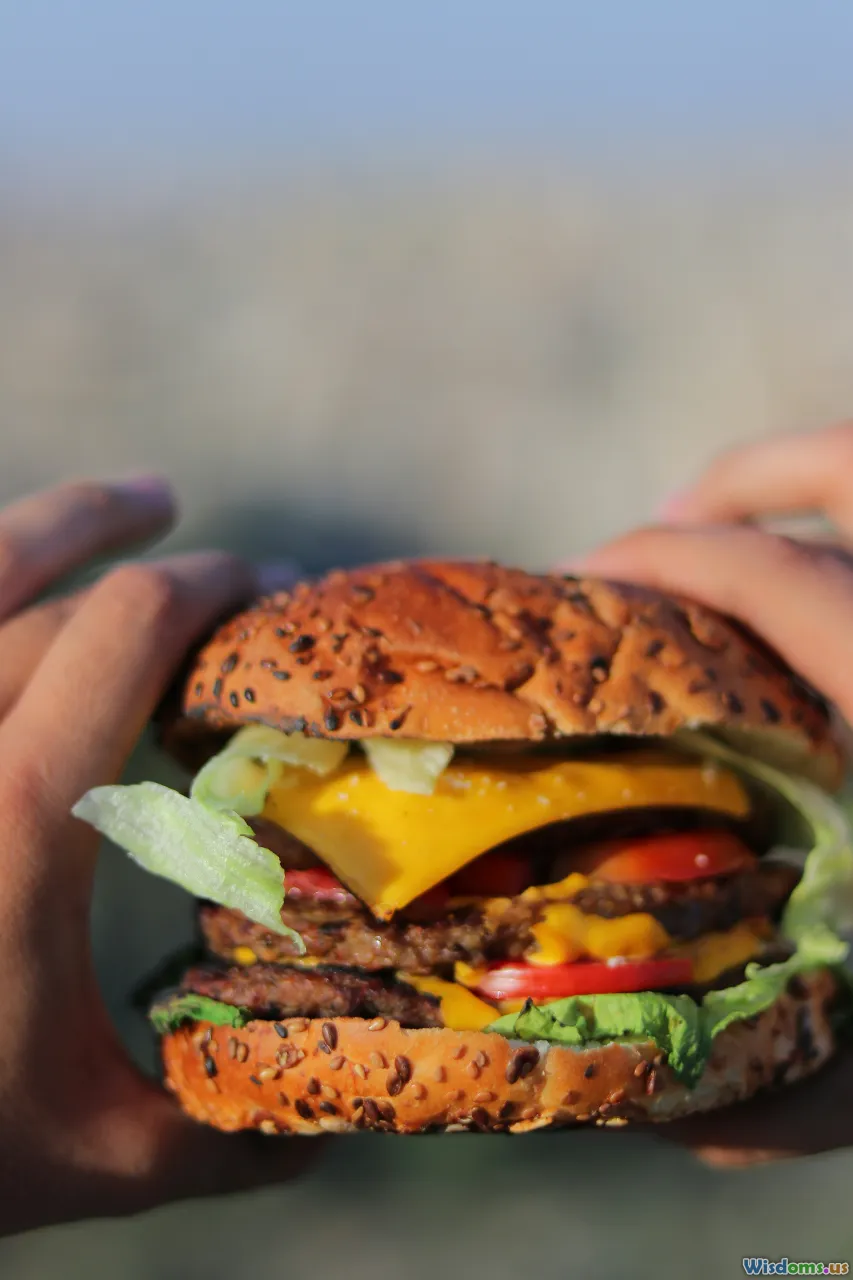 sustainable food, burger ingredients, health, eco friendly