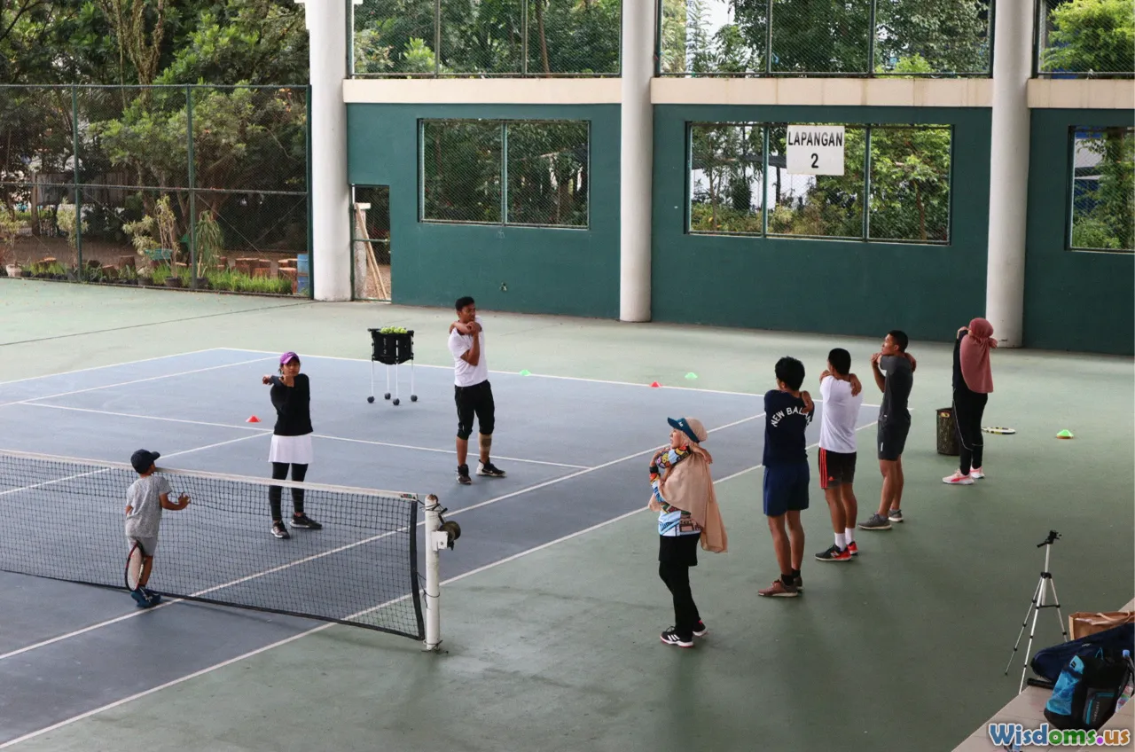 tennis club, coach advice, motion capture demonstration, athlete training, serve workshop