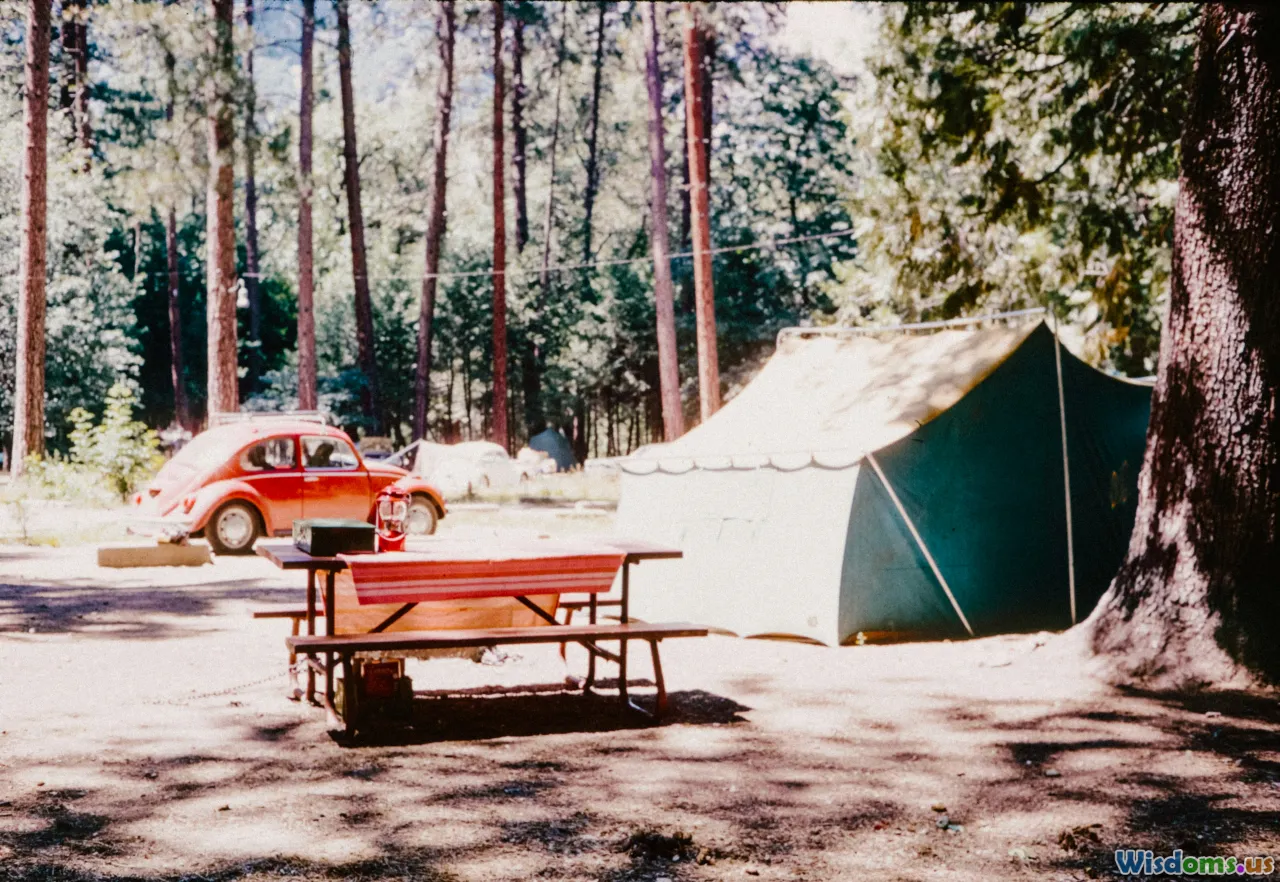 tent camping, budget motel, sleeping in car