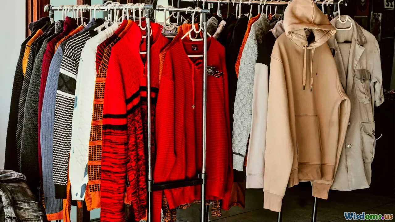 thrift store, clothing rental, swap party, vintage rack