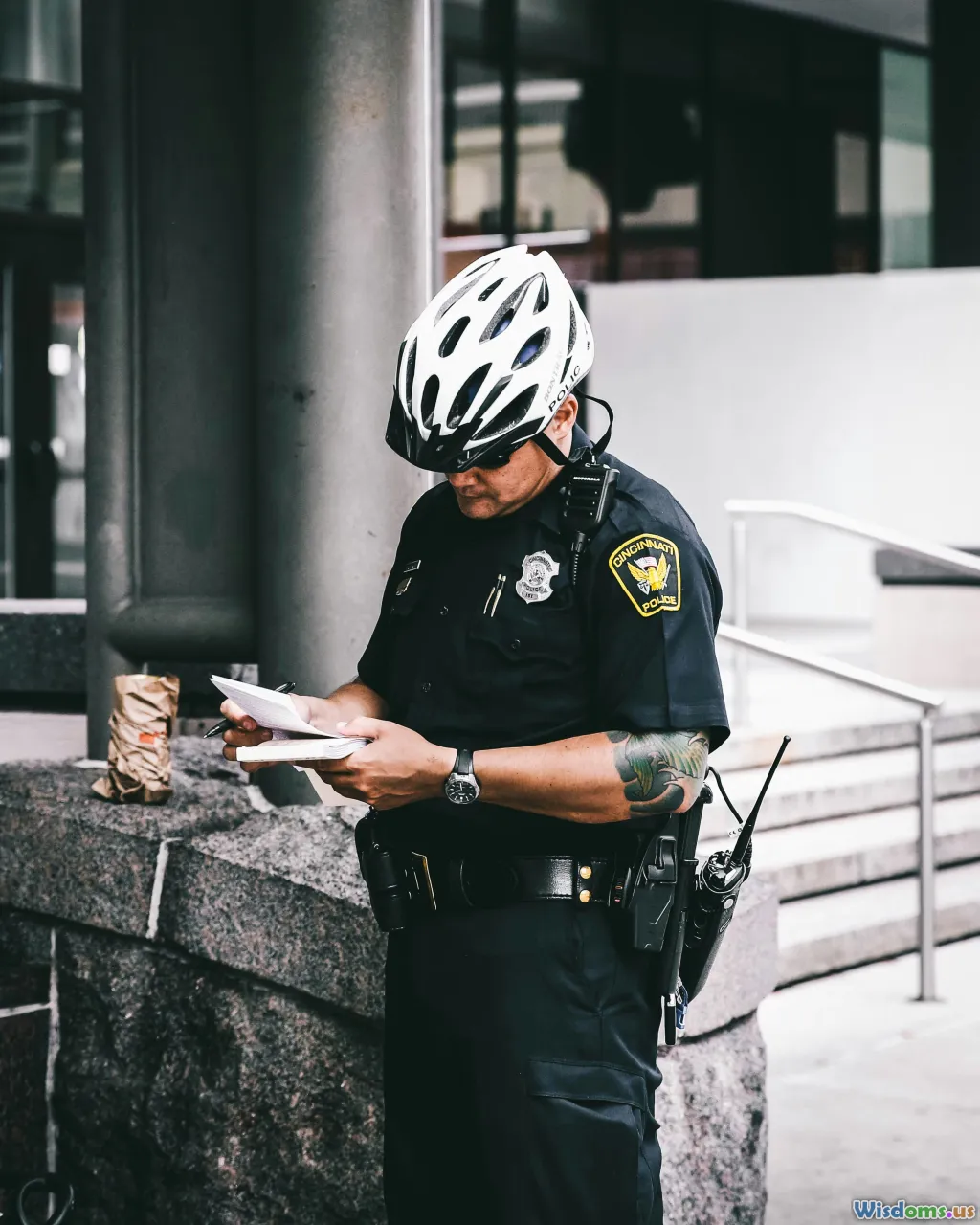 upset traveler, police station, paperwork, stress