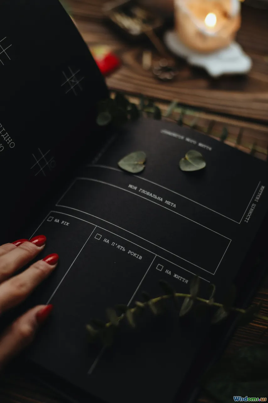 values, ritual, journal