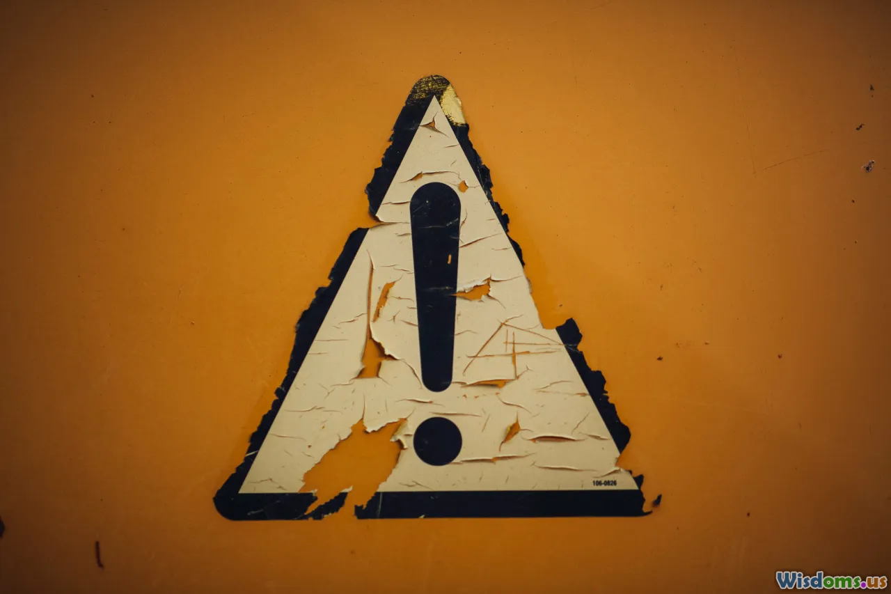 warning, pitfalls, caution, email failure