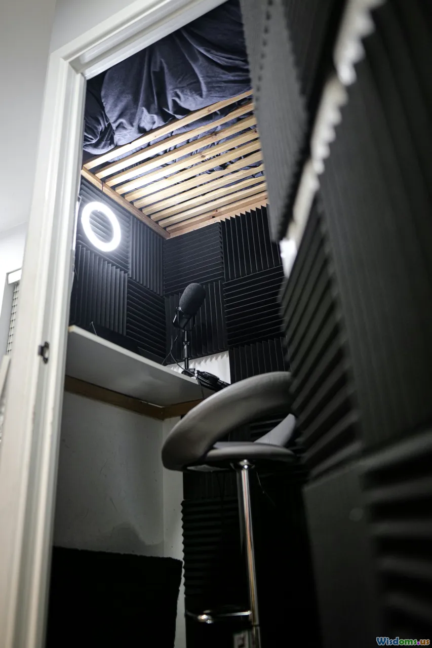 wireless mics, spectrum analyzer, antennas, control booth