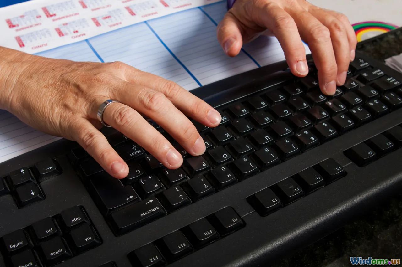 writing workflow, toolkit, computer, hands typing