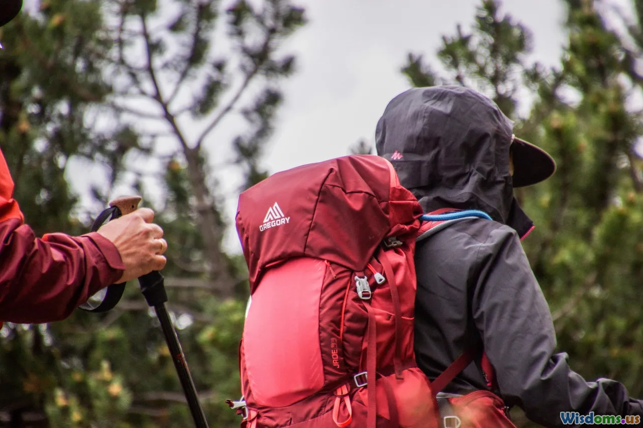 backpack, gear, power bank, comfortable shoes