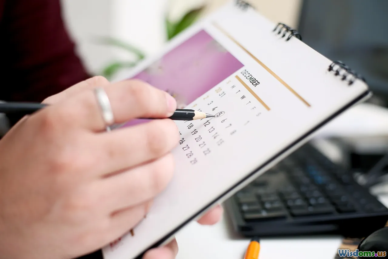 calendar, planner, time blocking, routine