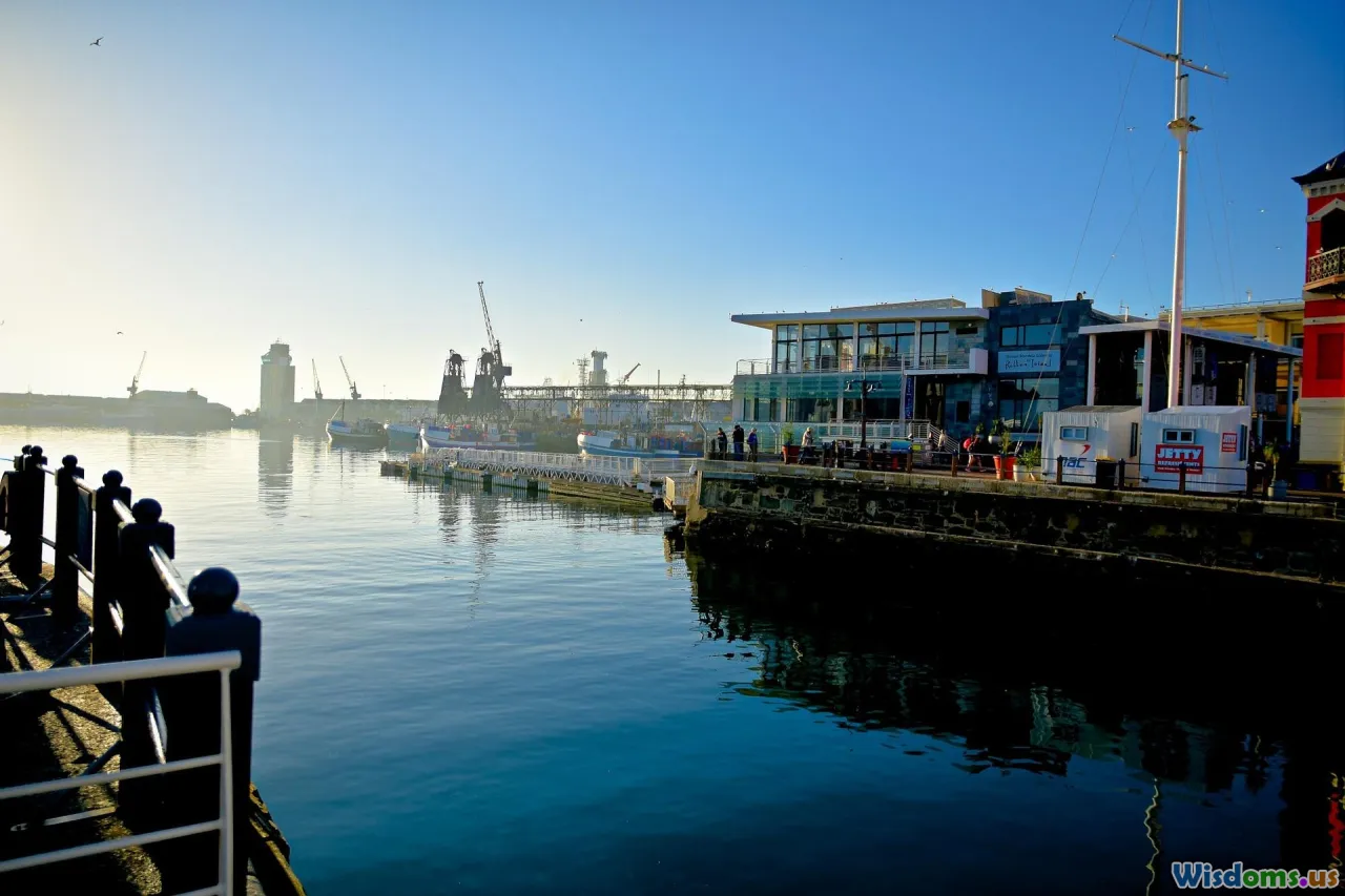 cape town, table mountain, v&a waterfront, sailboat