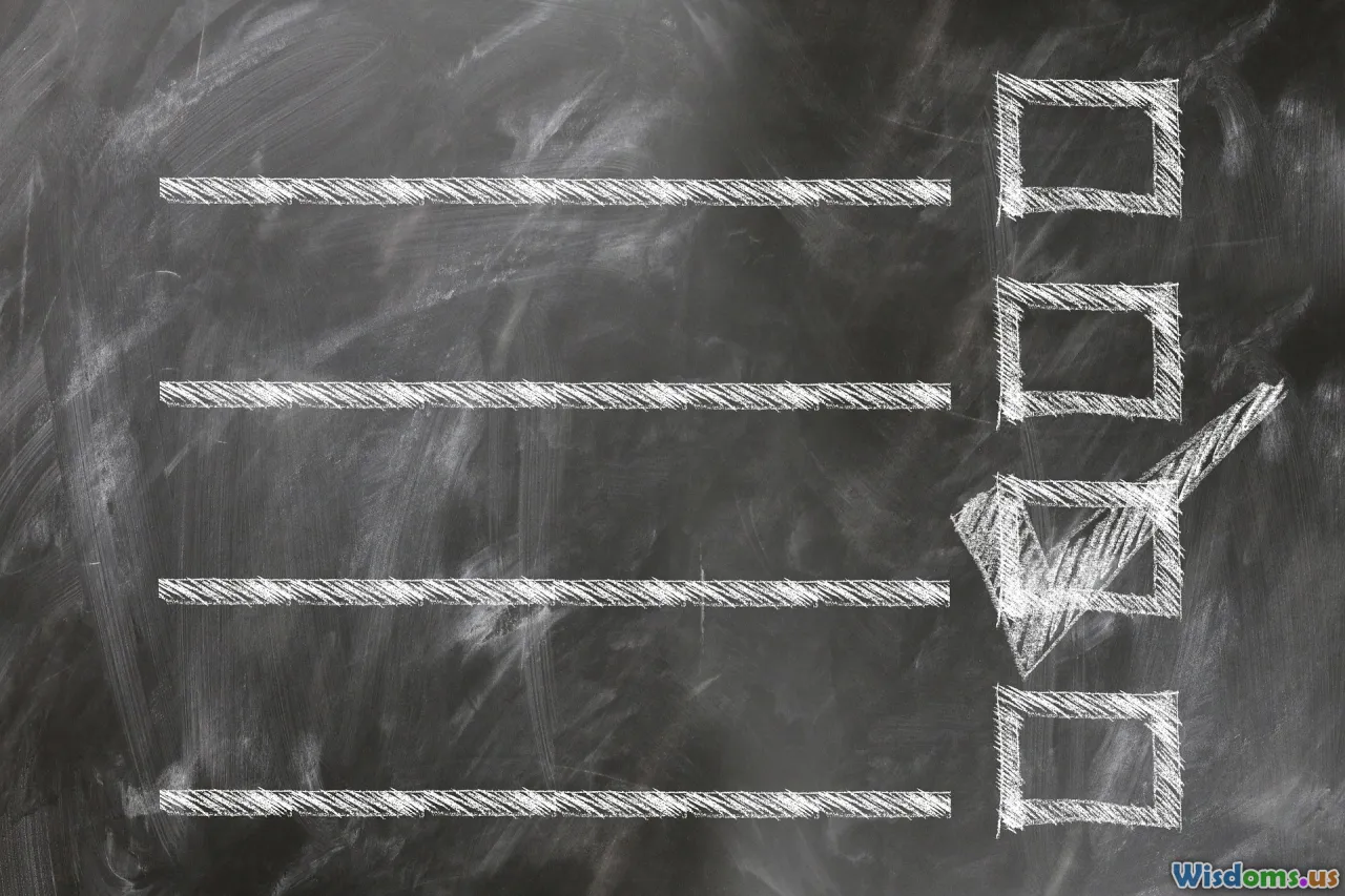 checklist, evaluation, ingredient list, routine