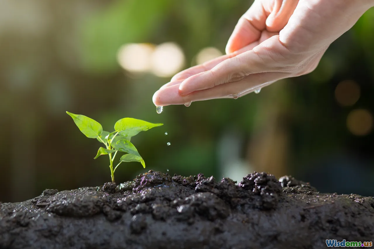 dominoes, seedling, growth, small steps