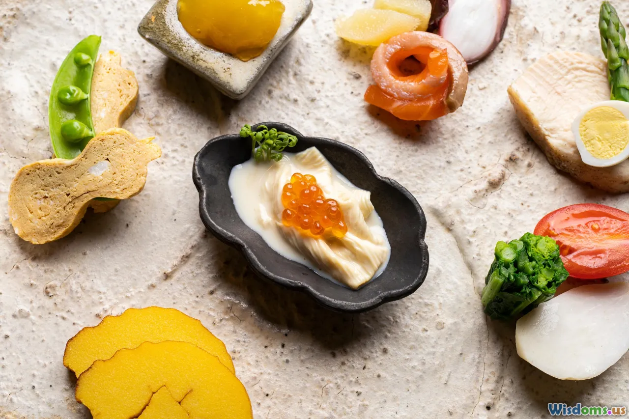 grilled vegetable platter, fine dining, chef techniques