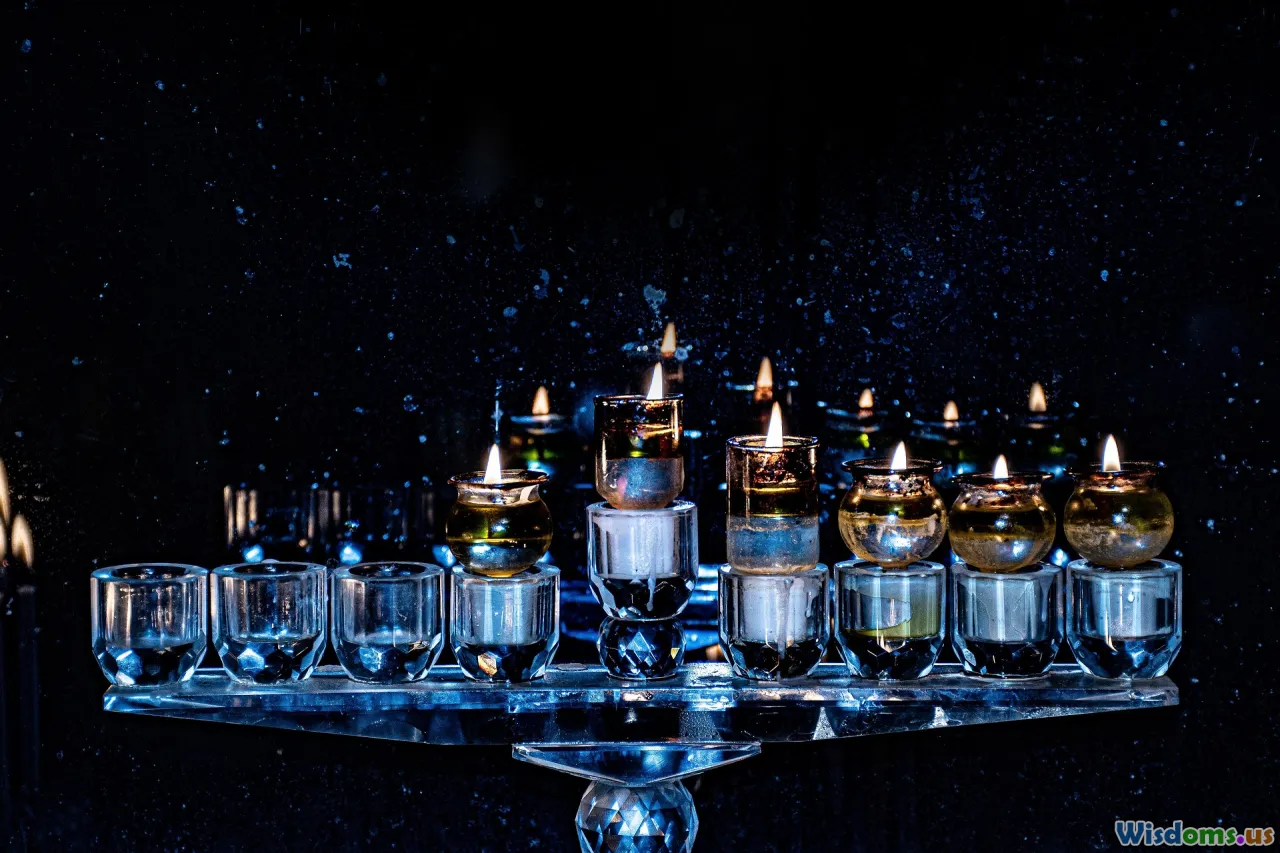 Comparing Store Bought and Handmade Hanukkah Menorahs