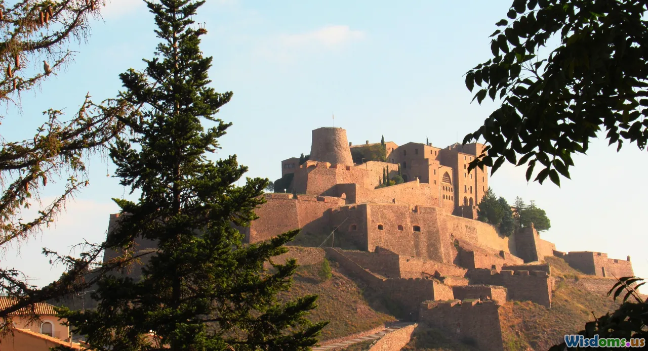 Parador Cardona, Spain, medieval, hilltop, stone towers