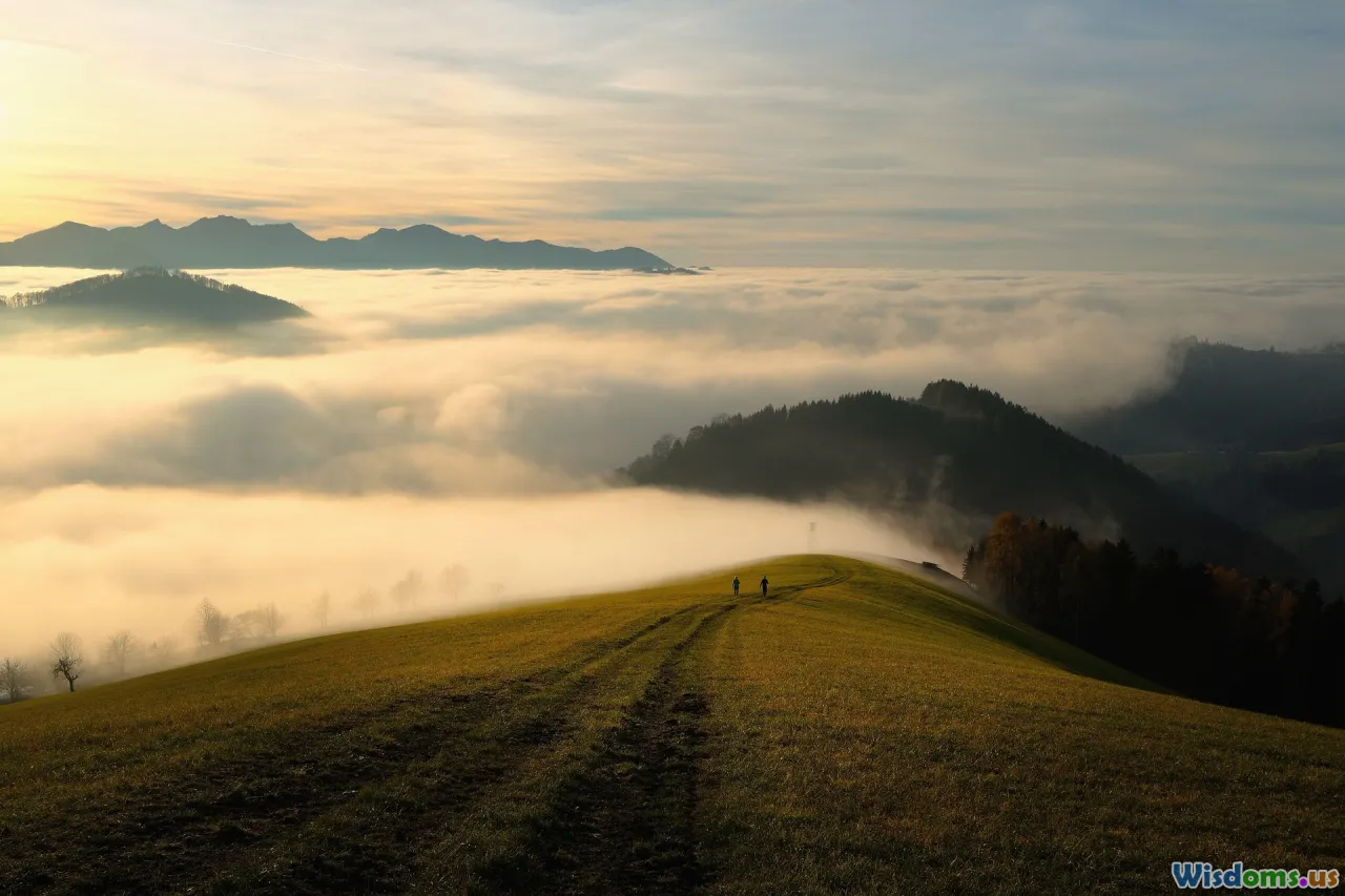 path, progress, footprints, horizon