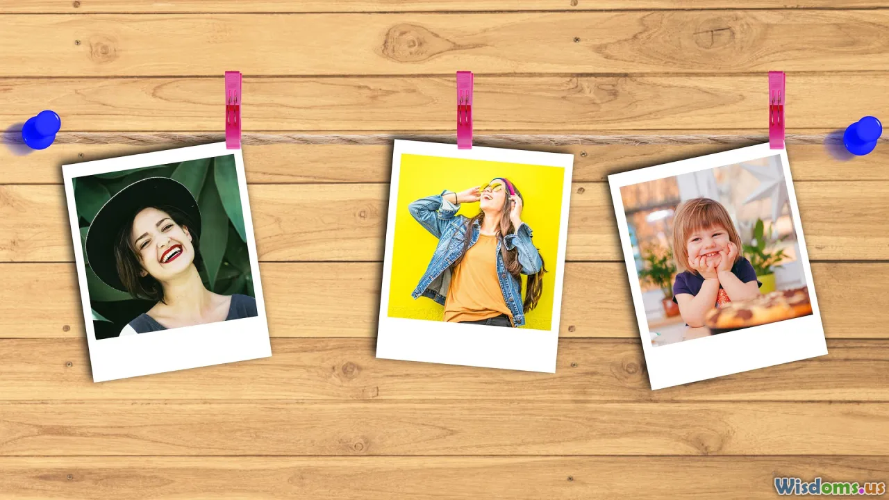 quirky, polaroid portrait, TV scripts