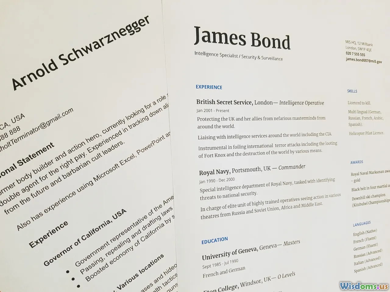 resume, profile, portfolio, branding