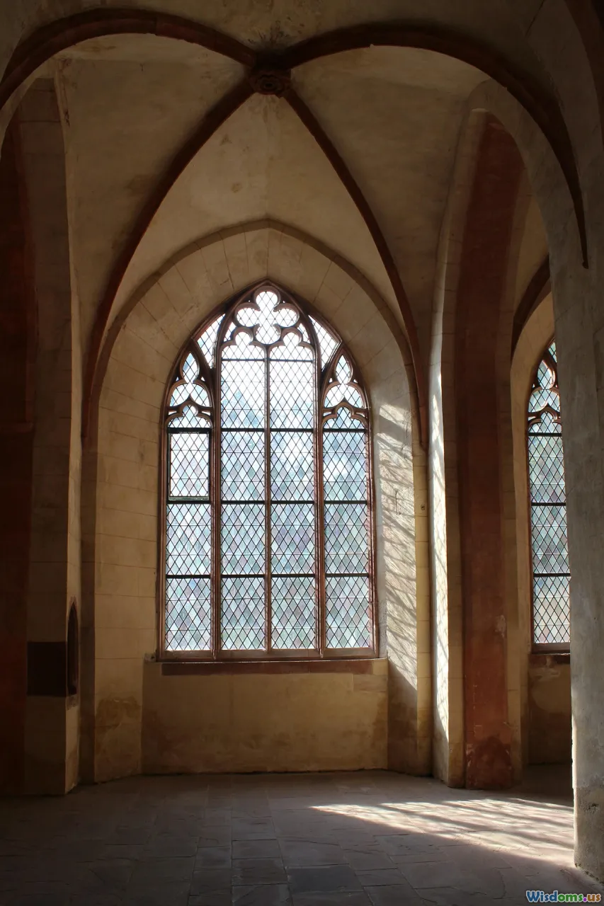 sacred geometry, gothic arches, Rosicrucian buildings, magic squares