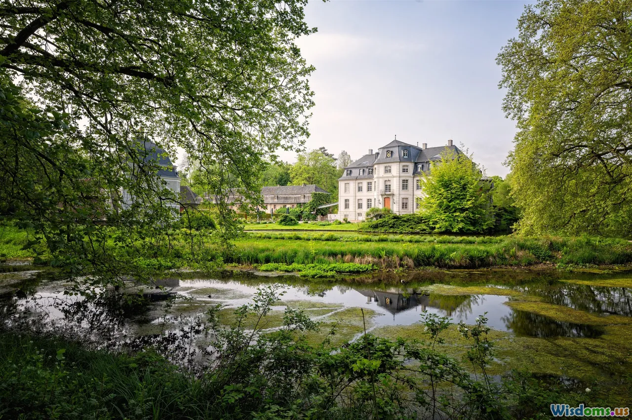 Schloss Leopoldskron, Austria, Sound of Music, lakeside, Baroque