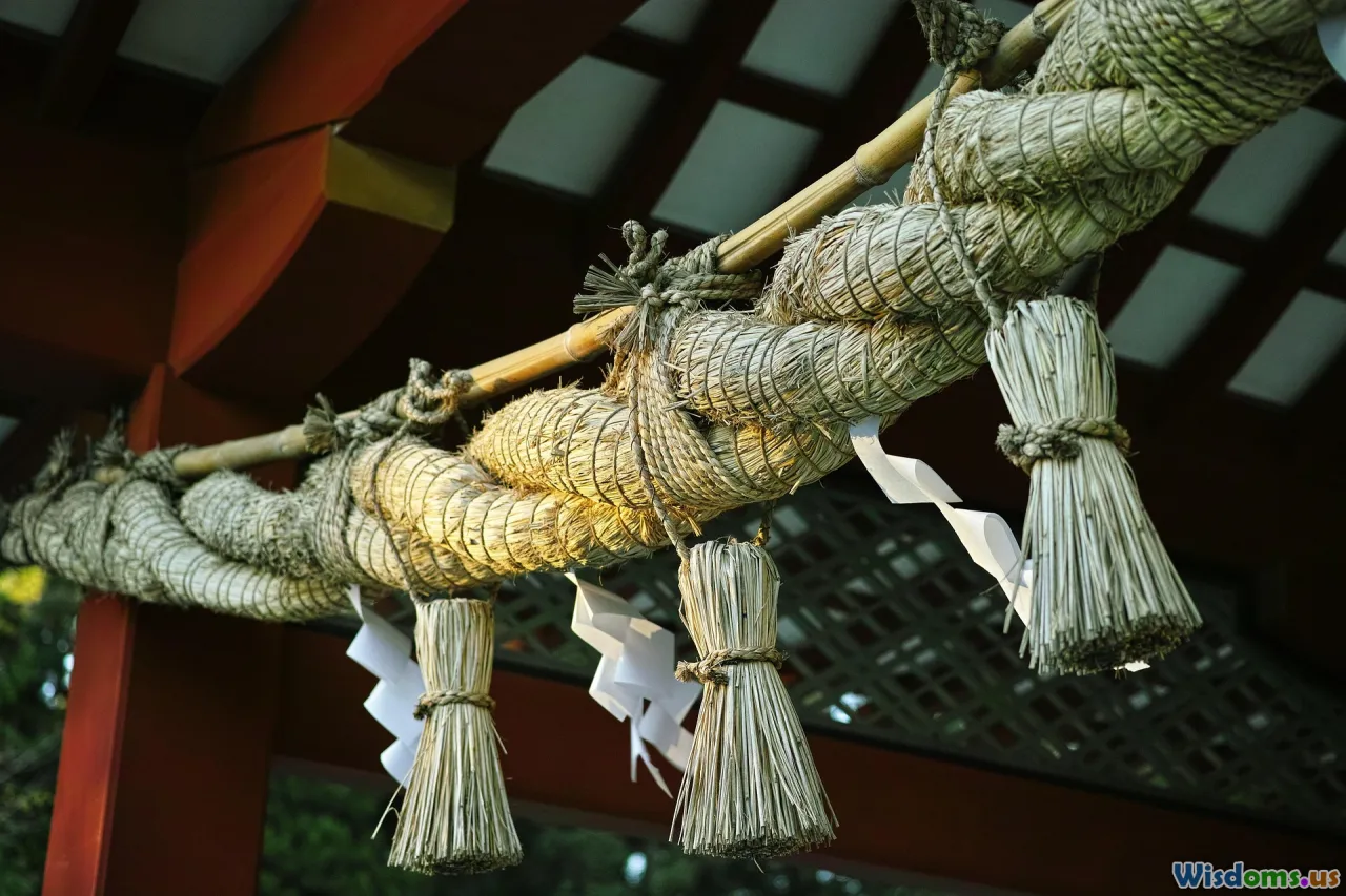 shimenawa, sake, festival, dance