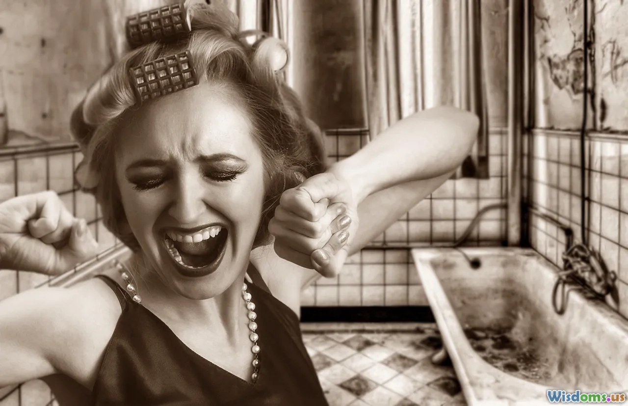 step-by-step, timer, bathroom