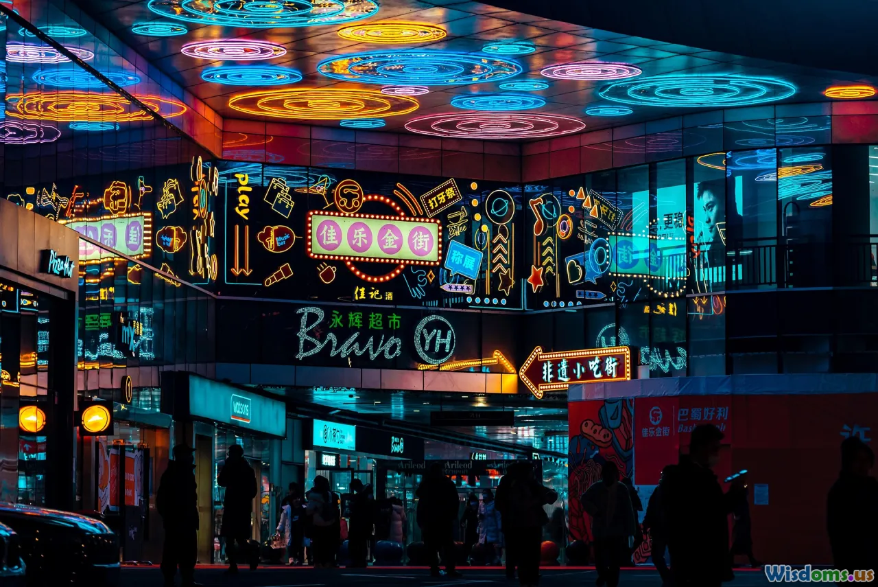 vibrant cities, urban skyline, street art, nightlife, modern architecture