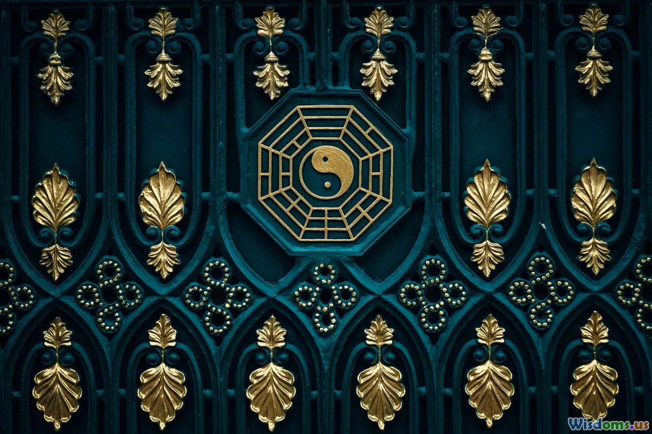 vintage television, abstract patterns, secret symbol