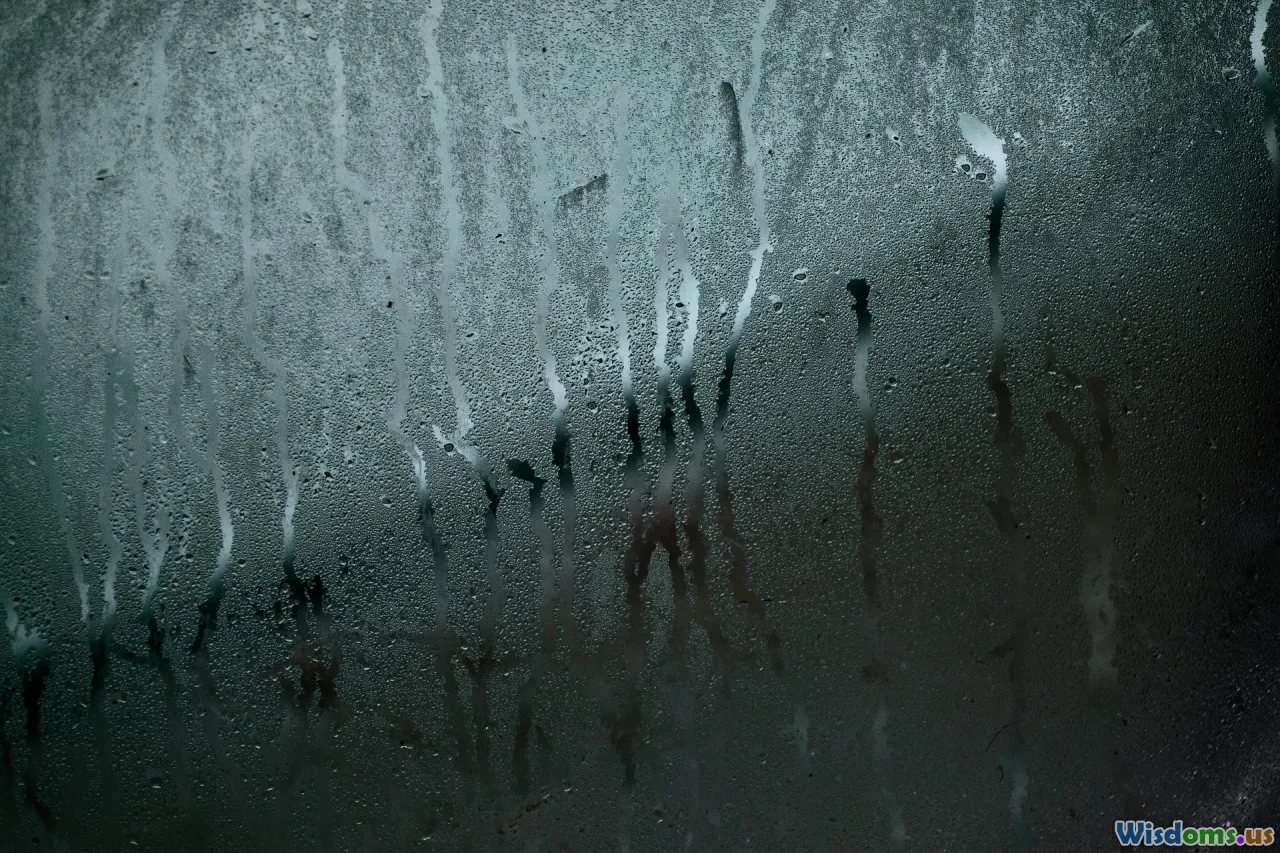 water droplets, condensation, leafy greens, storage containers