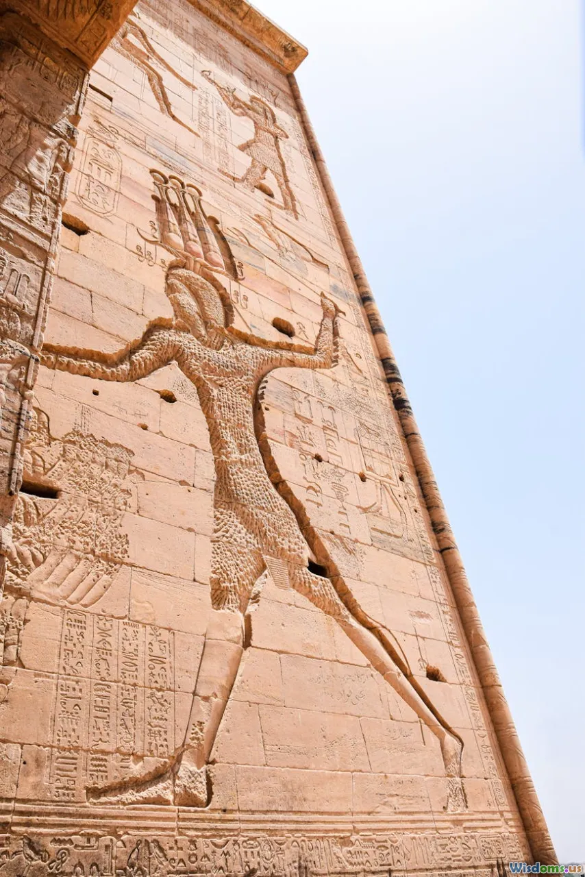 Abydos temple, Seti I, hieroglyphic art, wall relief