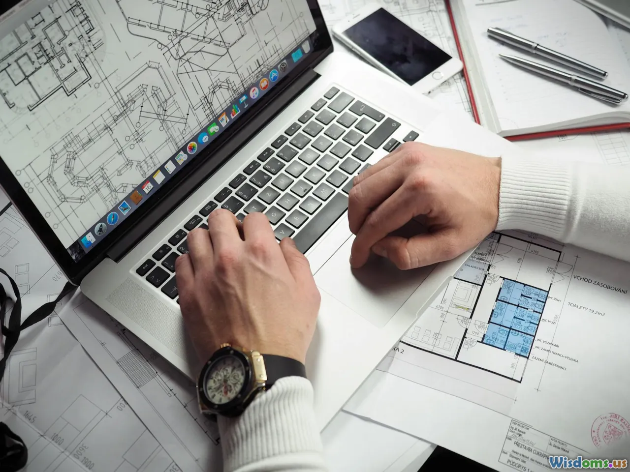 blueprint, checklist, expedition plan, notebook