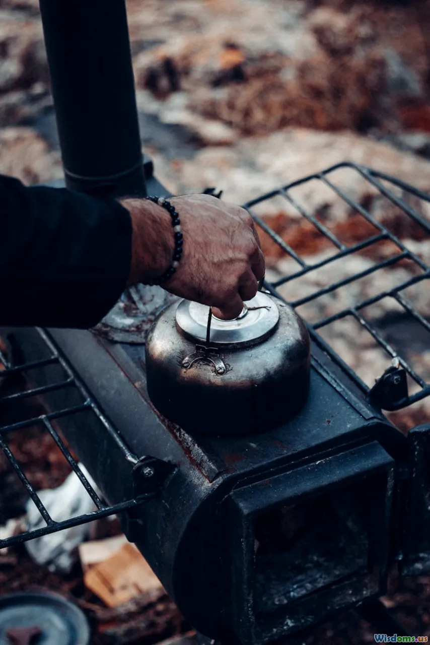 boiling water, campfire, survival kettle, bacteria