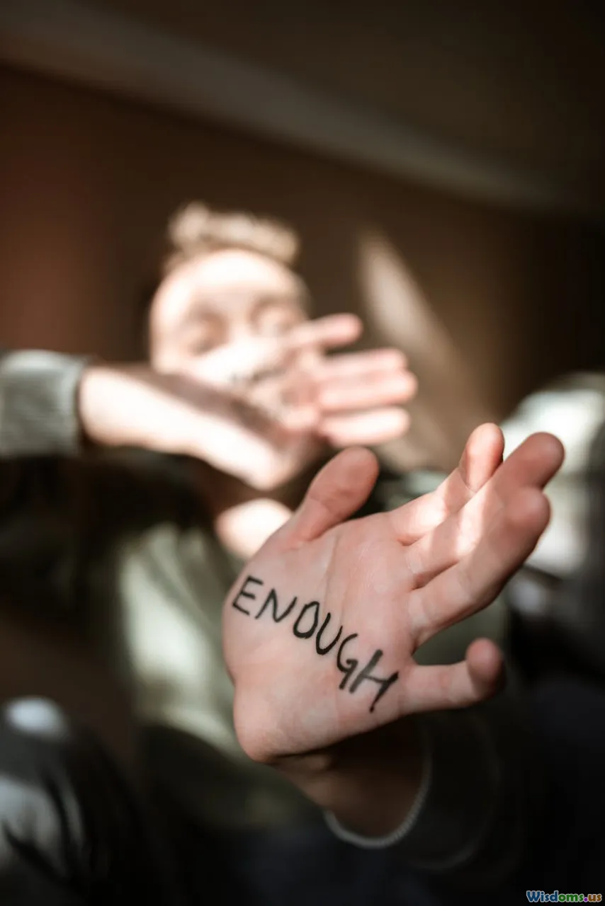 boundaries, assertiveness, communication, stop sign