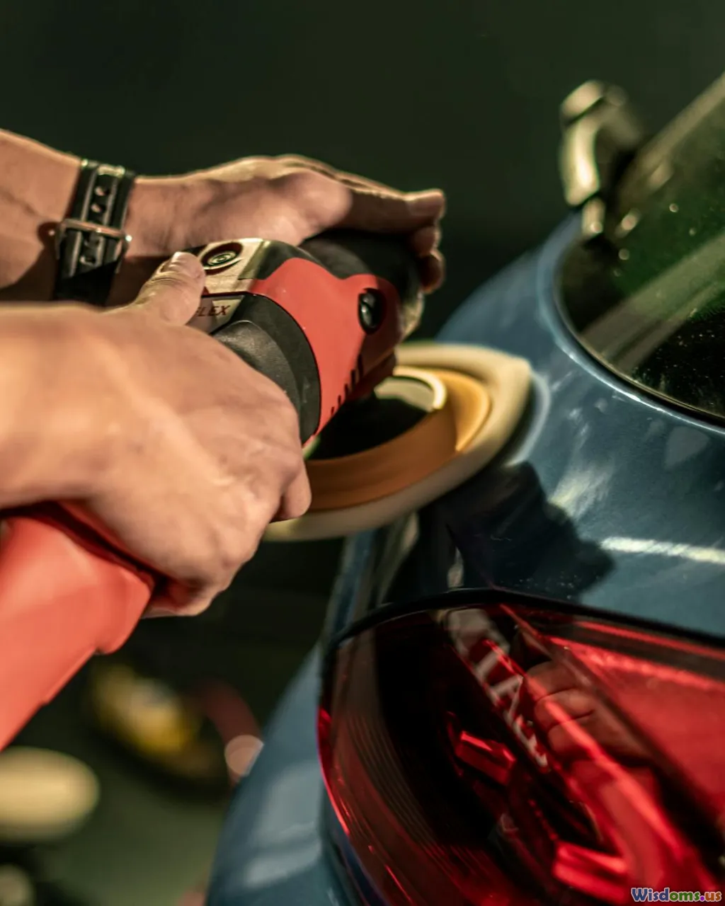 buffing brass, shine restoration