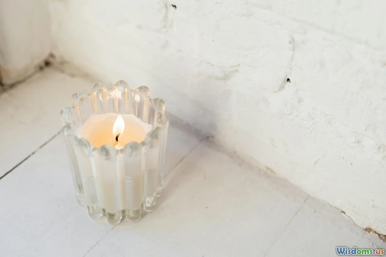 burning candle, cozy decor, jar candle arrangements