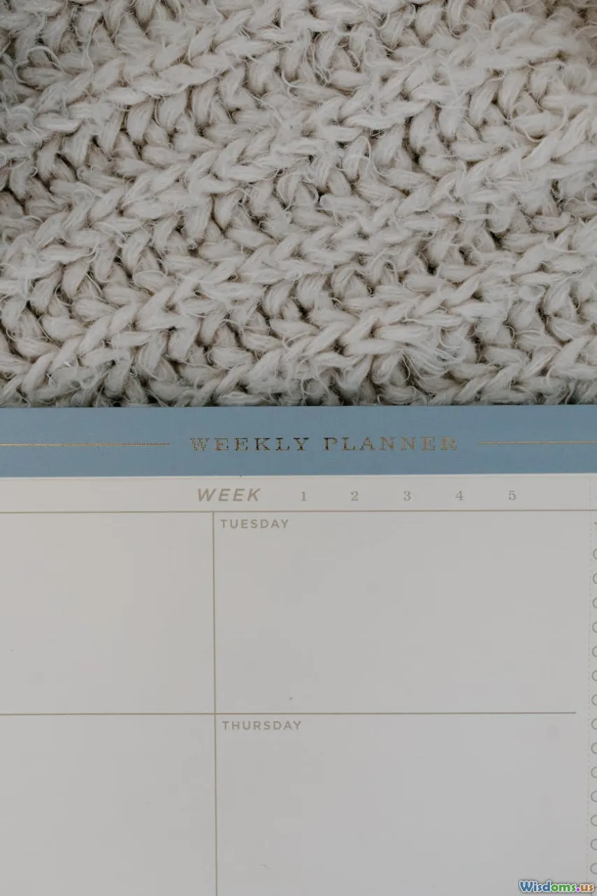 calendar, habit tracker, checklists, morning success