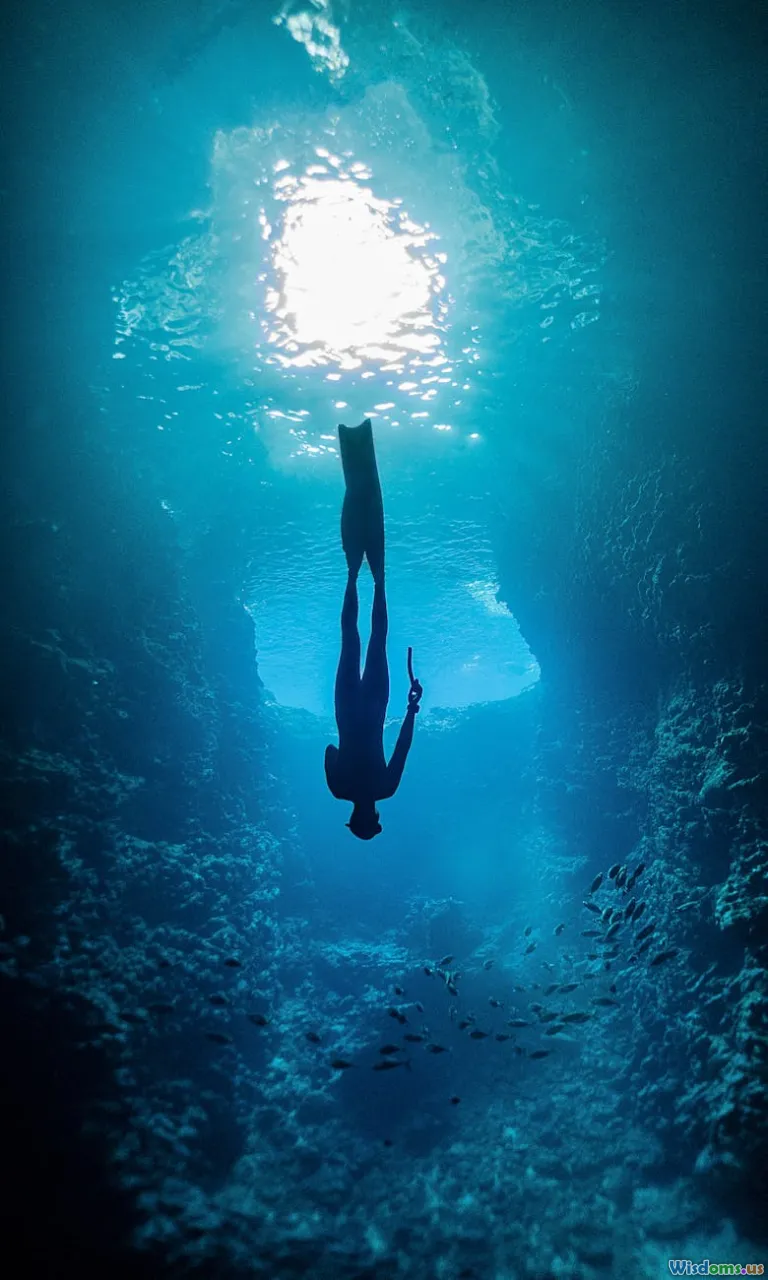 cave diving, deep diving, blue hole, underwater cave