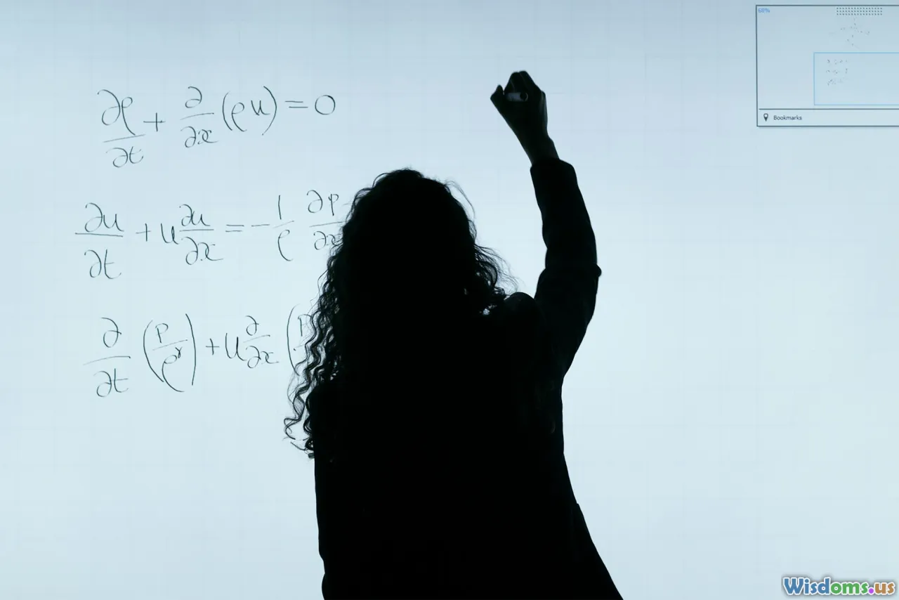 chalkboard, equation, particle physics