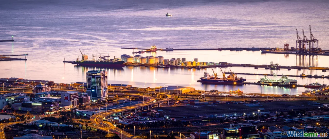 city skyline, factory, checklist